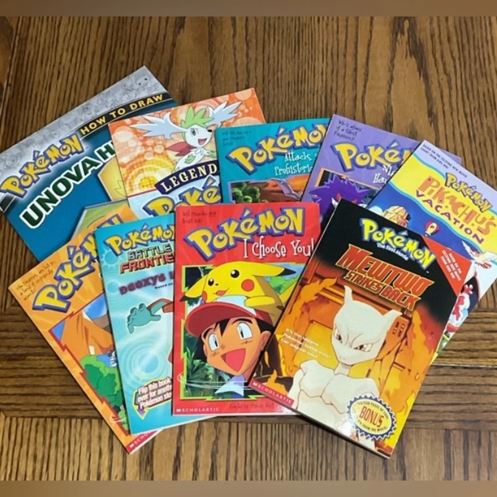 Pokémon Book Collection chapter books, how to draw Unova heroes,